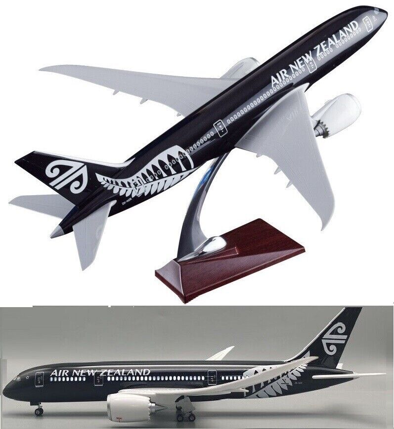 1 130 Air New Zealand Boeing 787 Plane Model LED Light Wheels Aircraft Model eBay