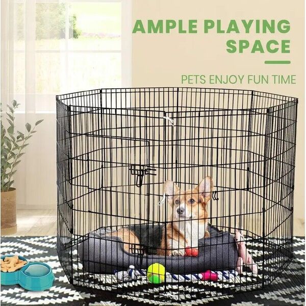 Pet Duck Rabbit Dog Playpen Puppy Exercise Cage Enclosure Fence 30-42&#39;&#39; x8 Panel