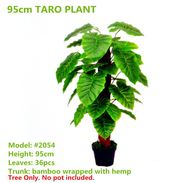 Indoor Outdoor Decorative Artificial Tree 95cm Taro Plant #2054