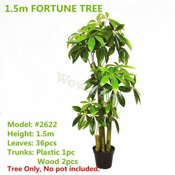 Indoor Outdoor Decorative Artificial Fortune Tree Topiary 1.5m Plant #2622