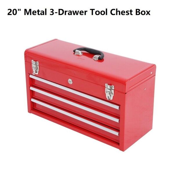 Heavy Duty 20&quot; Metal Mechanic Tool Box Tool Chest Cabinet Organizer  52cm 4-Tier