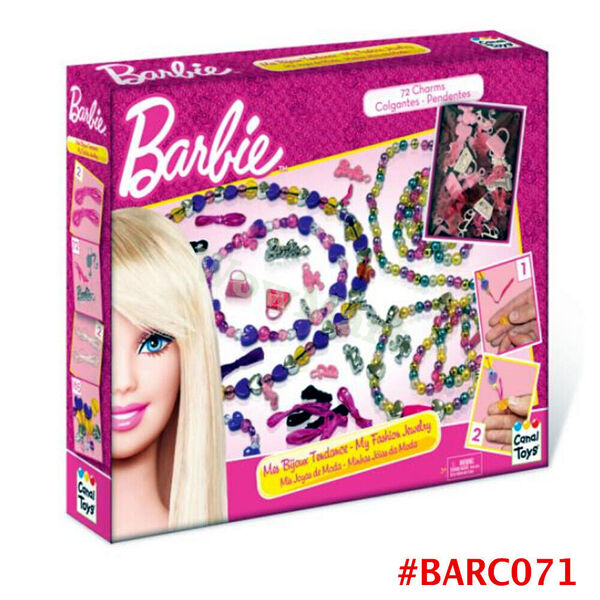 NEW Gift Kid Barbie Girl Pretend Toy &quot;My Fashion&quot; Jewelry Bead Kit Set #BARC071