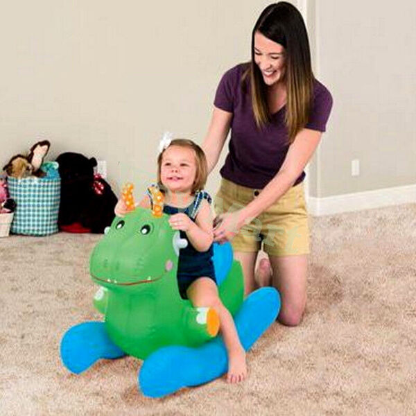 Bestway Toddler Baby Inflatable Animal Rocker Rocking Chair (#52220) 2-Color