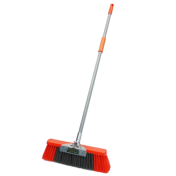 2-IN-1 Browns Brushware Bladesweep Outdoor Broom Blade Scraper Heavy Duty Broom