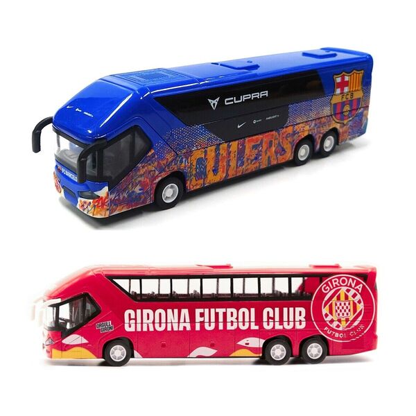 1:50 Barcelona Girona Villarreal Las Palmas Spain Football Club Bus Coach Model