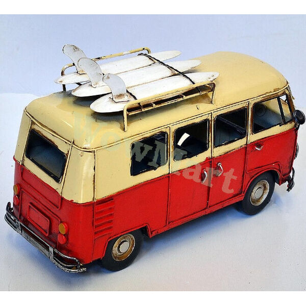 Handmade Vintage Retro Metal Art Model VW Volkswagen Campervan  (#605)