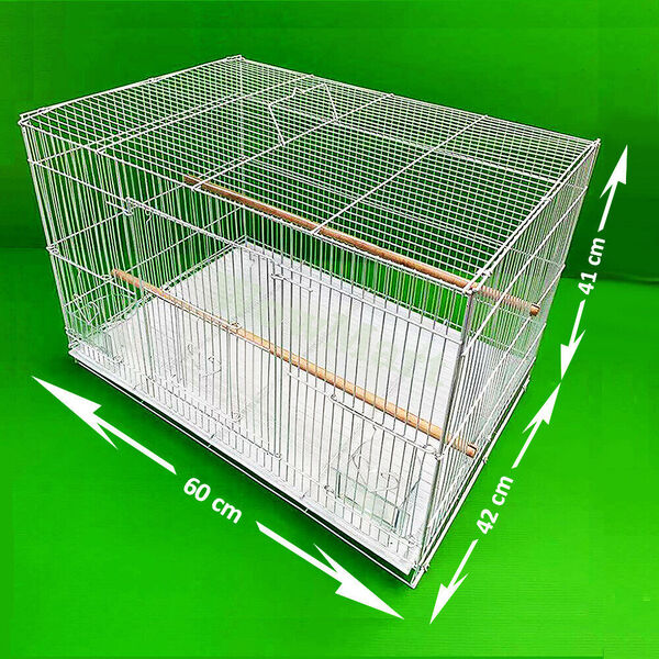 Foldable Stackable Finch budgie Canary Parakeet Quail Flight Bird Cage x 4 Unit