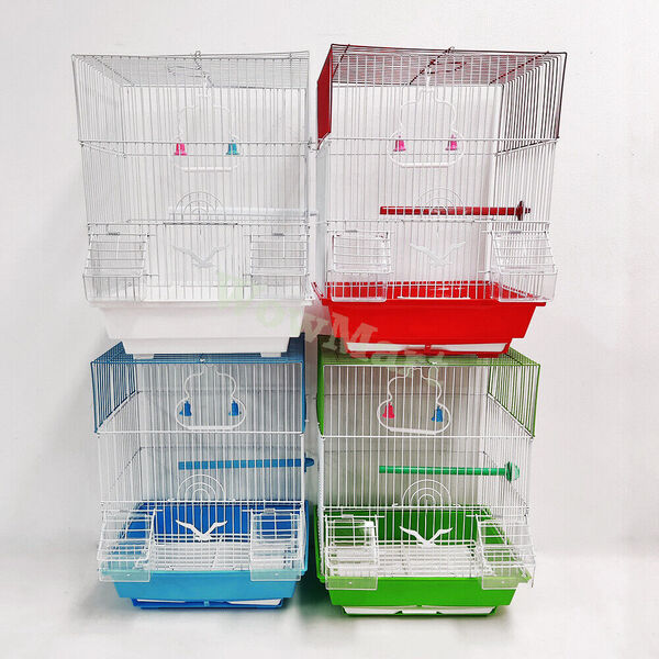 Bulk Sale 10 Cage Steel Small Pet Bird Cage 30x22.5x39cm (L*W*D) Varies Color