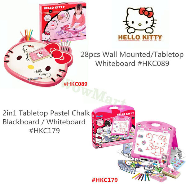 Kid Education Toy Hello Kitty Wall Mounted  Tabletop Creative Drawing Whiteboard