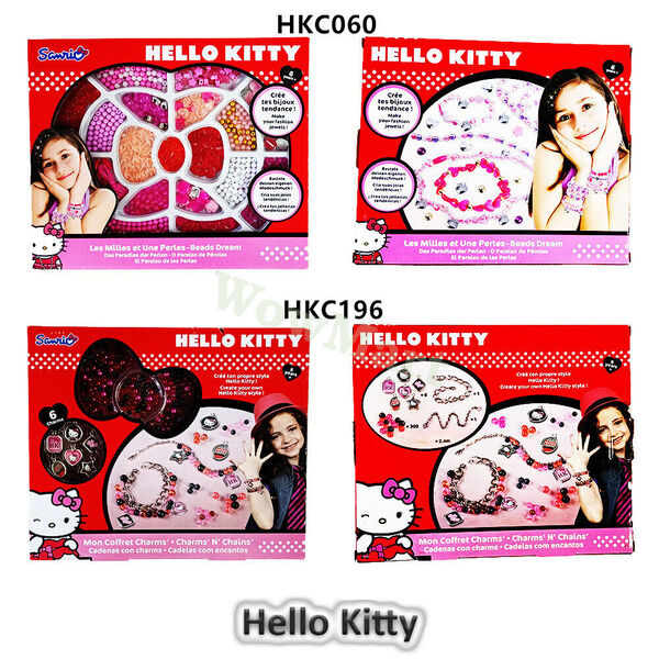 Hello Kitty 6+ Girl Creative Toy DIY Bead Bracelets Jewels Various Set