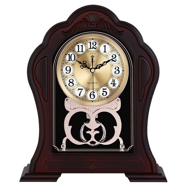 Vintage Retro Style Mantel Clock Desktop Wall Mounted  Pendulum Clock Home Decor