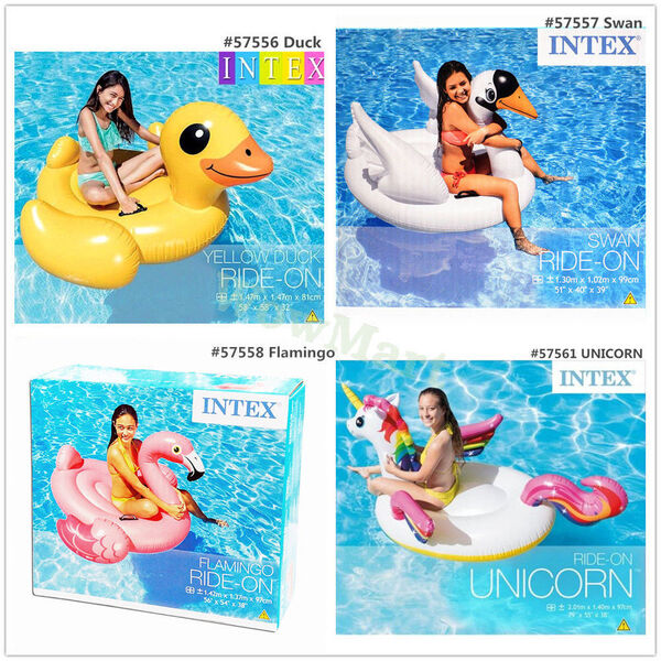 NEW Intex Inflatable Kid &amp; Adult Swimming Pool Toy Ride-On Float Various Design