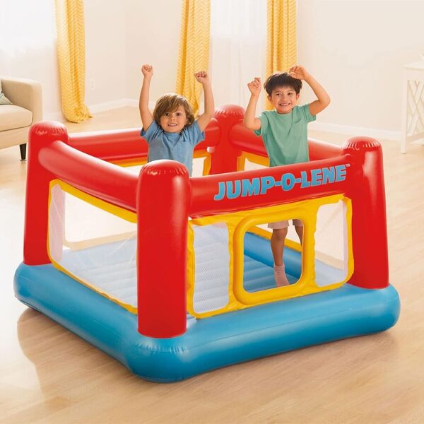 INTEX Inflatable Playhouse Bouncer Jumping Castle Trampoline Jump-O-Lene 174x112