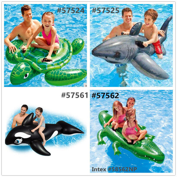 INTEX Inflatable Pool Toy Ride On Float Water Play Wave Rider 4- Design