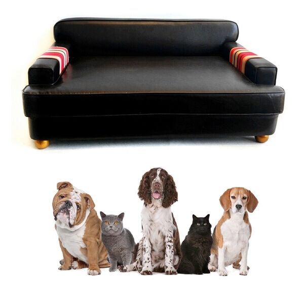 Luxury PU Leather Pet Sofa Dog Cat Sofa Lounge Bed Mattress Cushion Seat X-Large