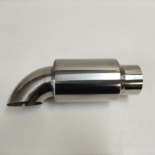 Universal Stainless Steel Straight Through 2.5 Inch Motorbike Exhaust Muffler