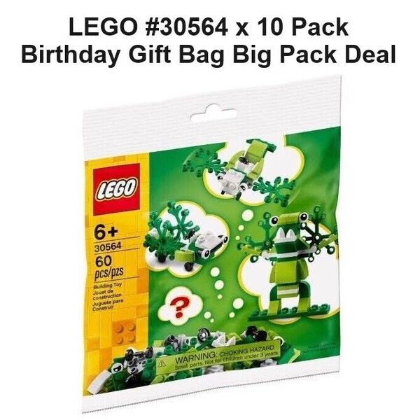 LEGO #30564 x 10 Pack Kid First LEGO Birthday Gift Bag Big Pack Deal Brand New