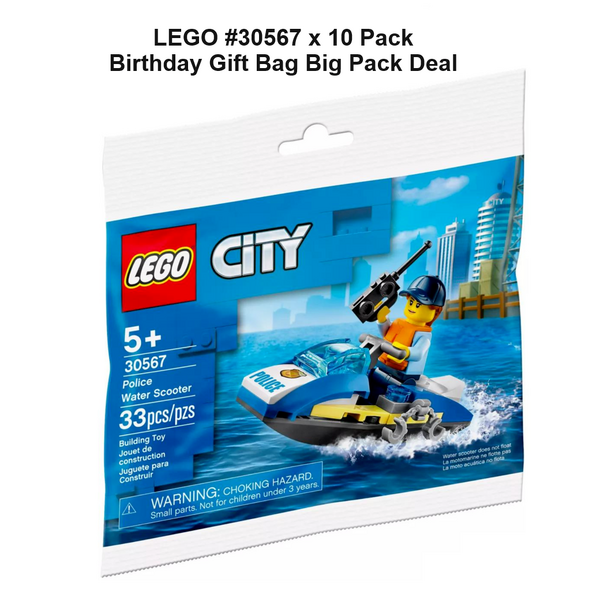 LEGO #30567 x 10 Pack Kid First LEGO Birthday Gift Bag Big Pack Deal Brand New