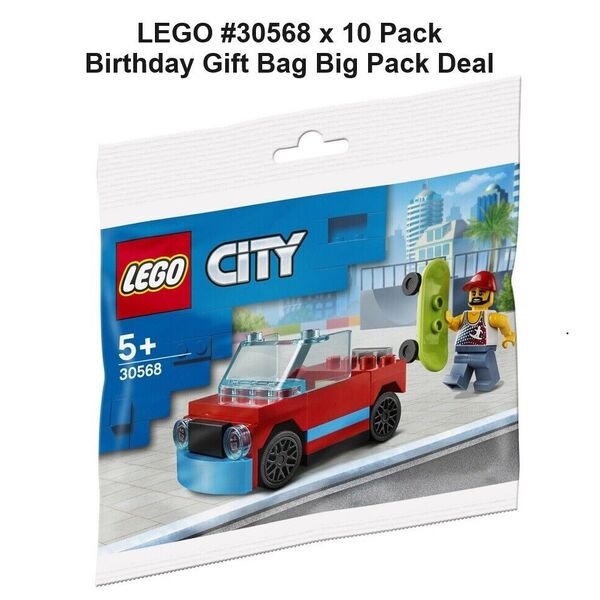 LEGO #30568 x 10 Pack Kid First LEGO Birthday Gift Bag Big Pack Deal Brand New