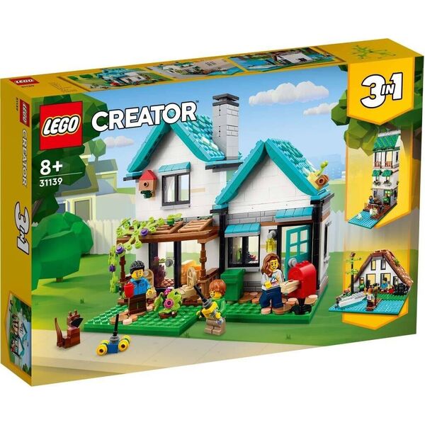 LEGO 31139 Creator 3 in 1 Cosy House Building Toy Set Official LEGO Brand New