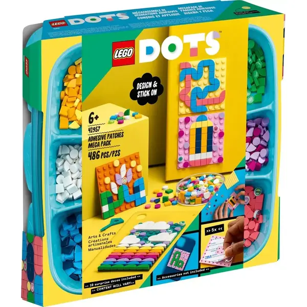 LEGO Dots #41957 Adhesive Patches Mega Pack Brand New 6Y+ Educational Block