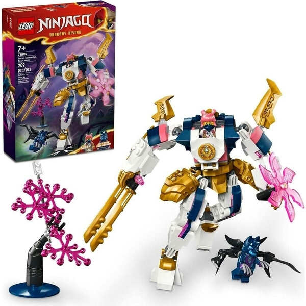 LEGO #71807 NINJAGO Sora’s Elemental Tech Mech LEGO Building Toy 7Y+ Brand New 