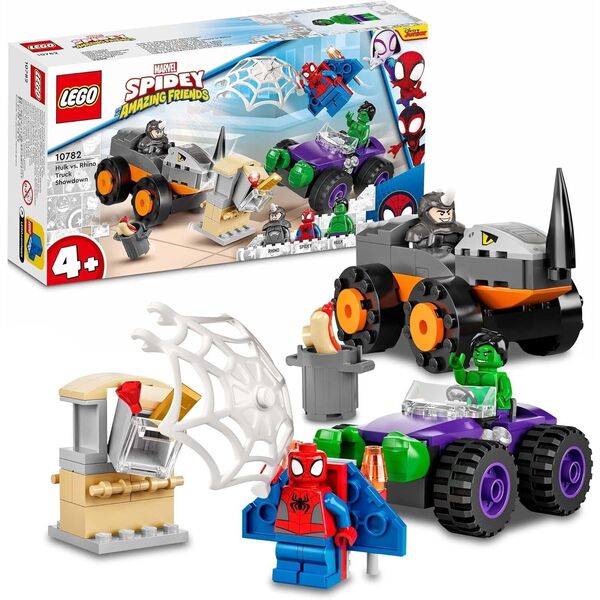 LEGO #10782 Spidey Marvel Hulk Vs. Rhino Truck Showdown Building Kit Brand New