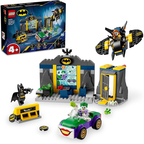 LEGO #76272 The Batcave with Batman Batgirl and The Joker Building Toy Brand New