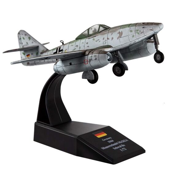 1:72 WWII Messerschmitt Me 262 First Jet Fighter Diecast Military Plane Model