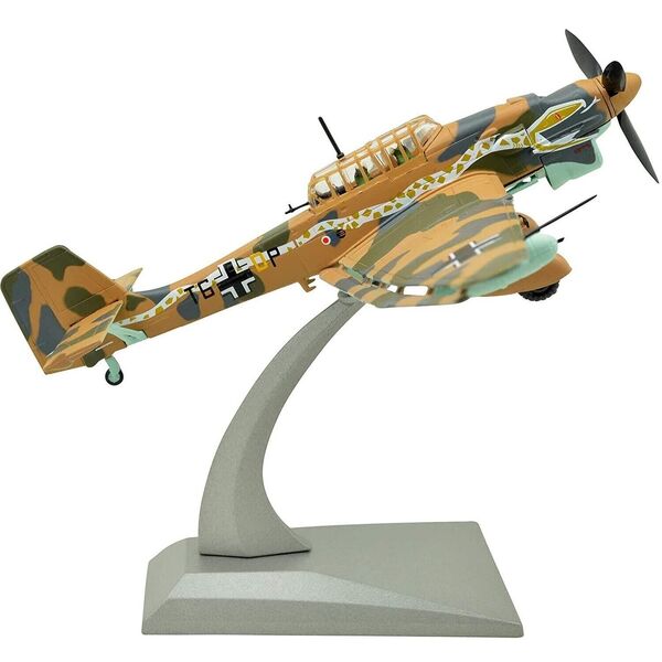 1:72 WWII German Stuka Ju-87 Bomber Fighter Alloy Diecast Military Plane Model