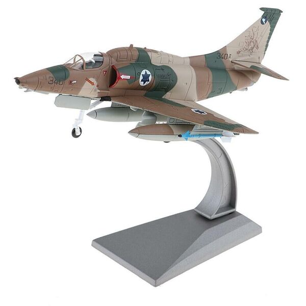 1:72 Israel Air Force A-4 Skyhawk Attacker Aircraft Diecast Military Plane Model