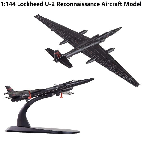 US Lockheed 1:144 U-2 Reconnaissance Plane Model Alloy Military Aircraft Model