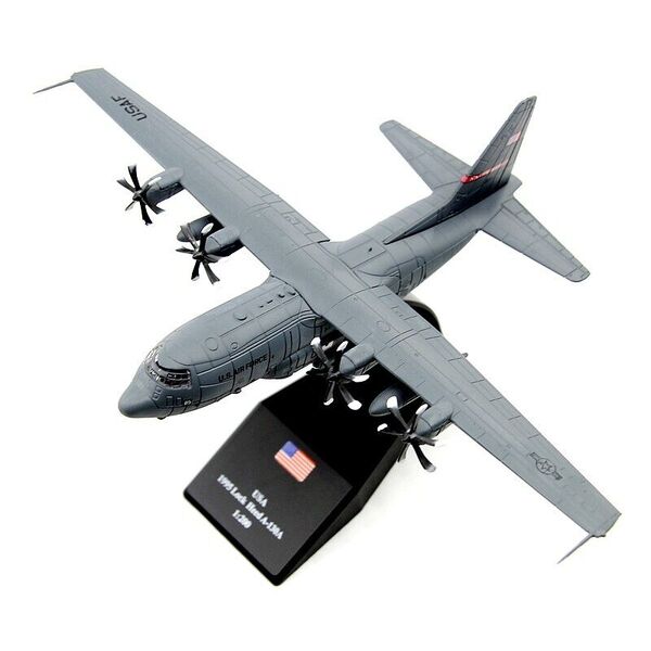 1:200 USAF C-130 Hercules Cargo Transport Aircraft Diecast Military Plane Model