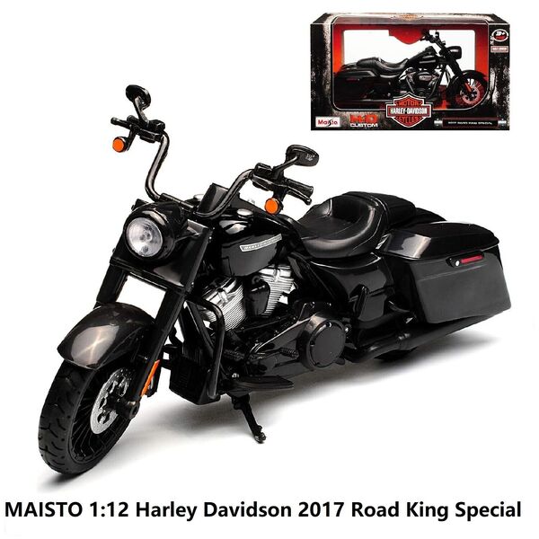 Maisto 1:12 Harley Davidson 2017 Road King Special Diecast Motorcycle Model