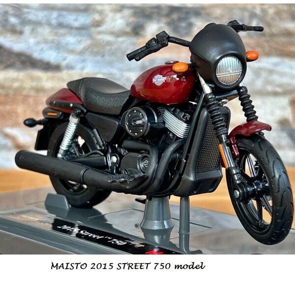 Maisto 1:18 Harley Davidson 2015 STREET 750 Motorcycle Motorbike Model 13x5 cm