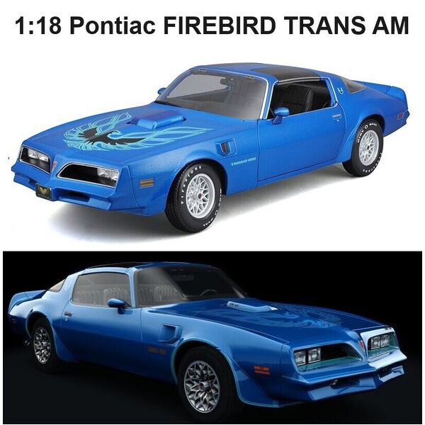 1:18 Maisto Pontiac Firebird Trans Am Metal Diecast Car Model Stand Special Edit