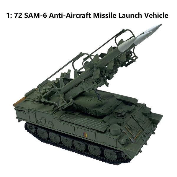 1:72 Soviet SAM-6 Anti-Aircraft Missile Launch Vehicle Military Model Collection