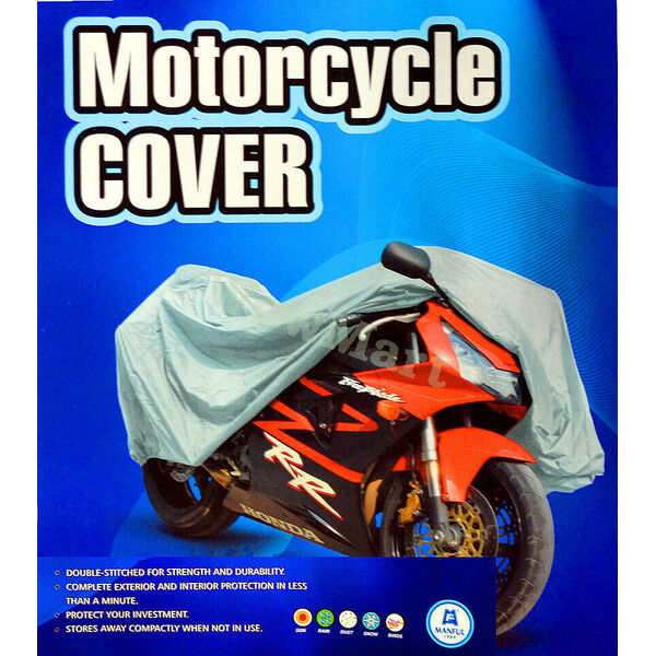 2-Layer (PVC &amp; Cotton) Motorcycle Motorbike Cover Waterproof Dust Proof