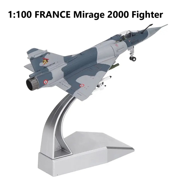 1:100 FRANCE AF 1991 Mirage 2000 C Fighter Attacker Plane Model Diecast Aircraft