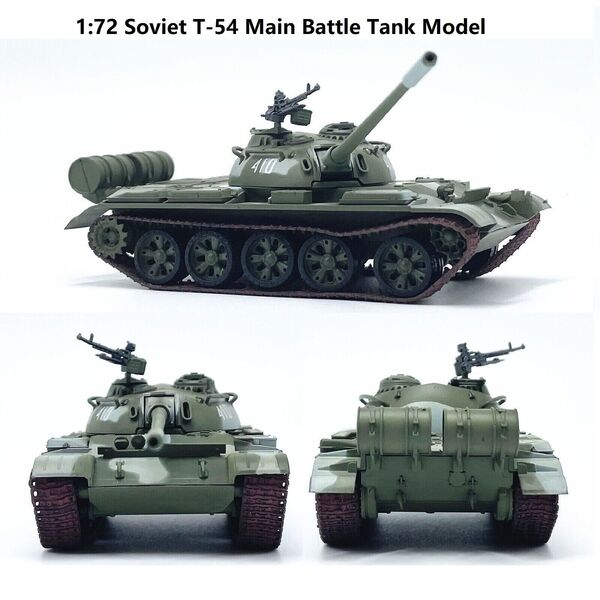 1:72 Soviet T-54 Main Battle Tank Model Military Ground Armor Model Collection