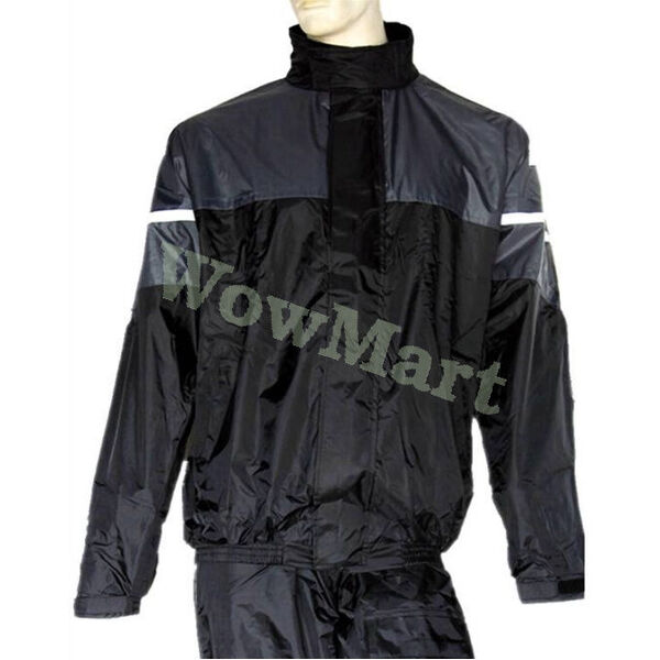 NEW Motorbike Workwear Cycling Windproof Waterproof Raincoat Rain Jacket Grey