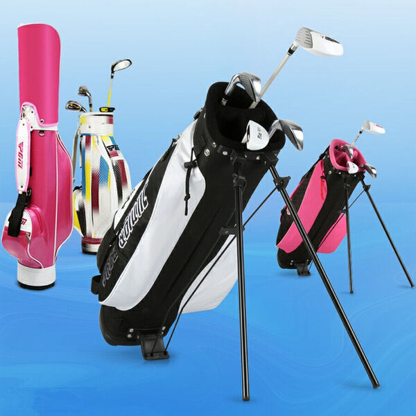 Portable Kid Golf Club Stand Bag Golf Backpack Shoulder Carry Bag Waterproof