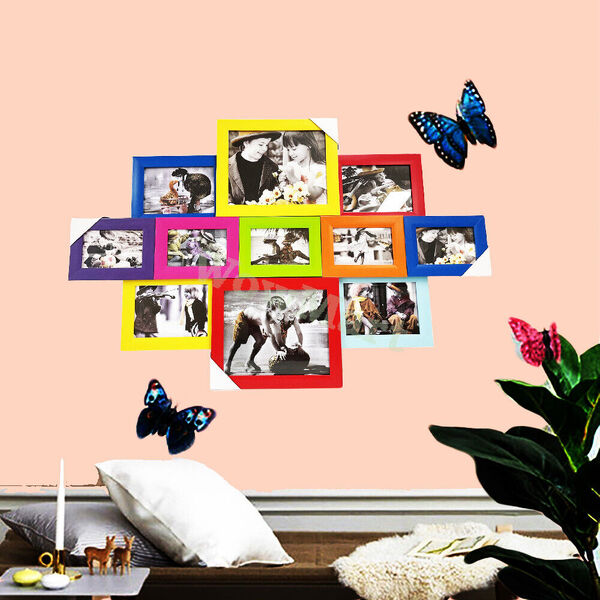 Home Décor Wall Mounted Kid Children 11 Picture Photo Frame Collage 97x63cm