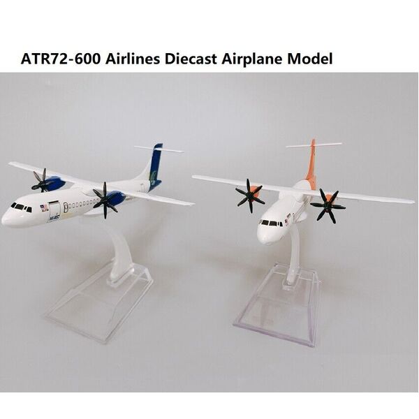 Metal ATR72-600 Propeller Aircraft Plane Model Firefly / Mas Airline 15.5cm