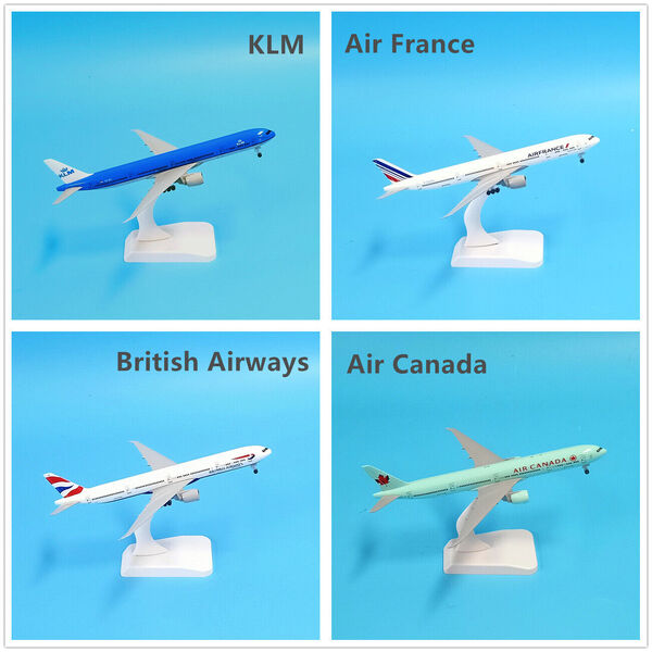 1:360 Quality Alloy Boeing B777 Aircraft Plane Model European Airline Collection