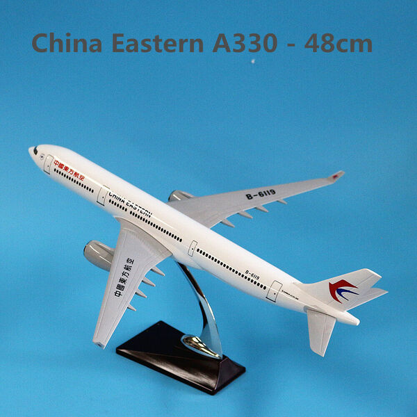 1:130 China Eastern Airline A330 Plane Model Resin Airbus Aircraft Model 48cm