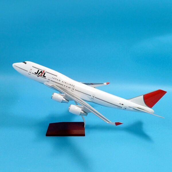 1:160 Japan Airline B747 Plane Model Resin JAL Boeing Aircraft Model 47cm