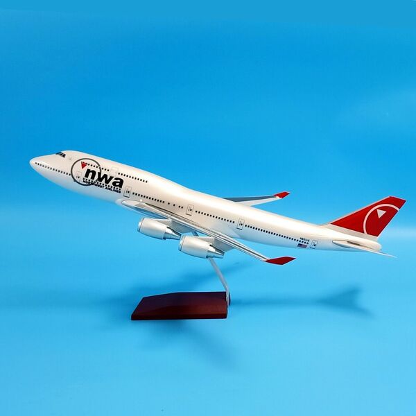 1:160 America Northwest Boeing 747 Plane Model Fiberglass Resin Aircraft Model