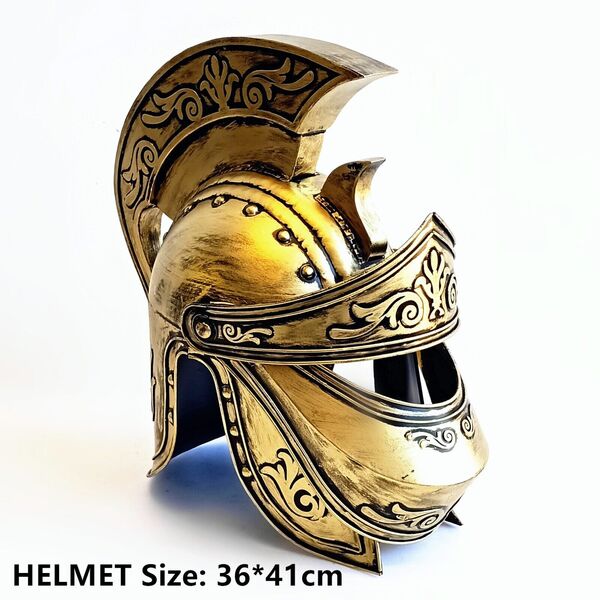 Metal Roman Centurion Armour Helmet Medieval Knight Helmet Art Decor &amp; Cosplay