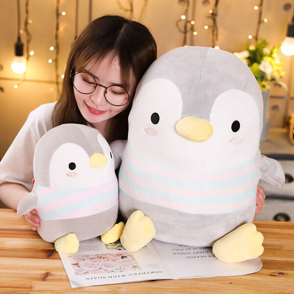 Cuddly Soft Plush Stuffed Animal Penguin Doll Cushion Throw Pillow 30-70cm Gift